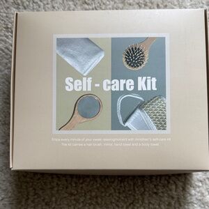 Innisfree Self-Care Kit with Natural Wood and White Accents